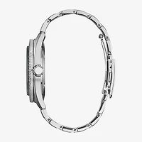 Citizen Mickey Sport Mickey Mouse Mens Silver Tone Stainless Steel Bracelet Watch Aw1595-78w