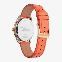 Citizen Minnie Mouse Womens Pink Leather Strap Watch Fe6087-04w