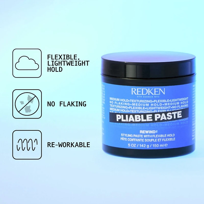 Redken Styling Pliable Paste Jar Hair Paste 5 oz.