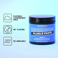 Redken Styling Pliable Paste Jar Hair Paste 5 oz.