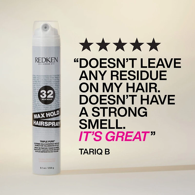 Redken Styling Max Hold Spray Neutral Fragrance Hair Spray 9.1 oz.