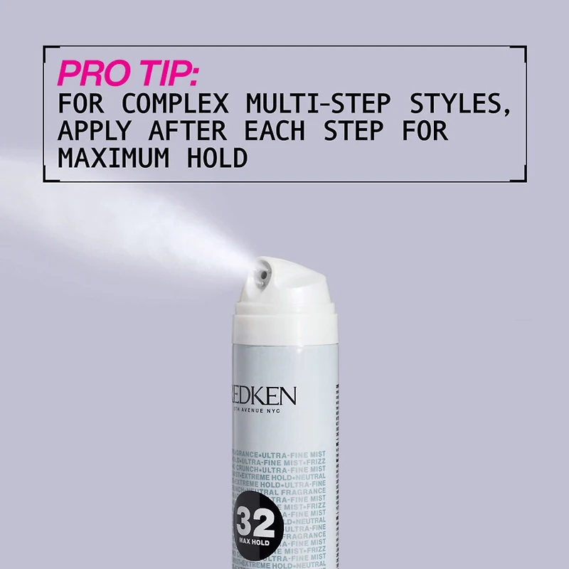 Redken Styling Max Hold Spray Neutral Fragrance Hair Spray 9.1 oz.