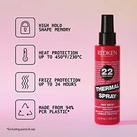 Redken Styling High Hold Thermal Spray Styling Product 4.2 oz.