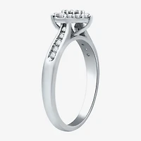 I Said Yes (H-I / I1) Womens 3/8 CT. T.W. Lab Grown White Diamond Sterling Silver or 14K Gold Over Heart Bridal Set