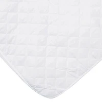Ella Jayne Quilted Design Allergy-Free Dust Mite Free Mattress Protector Fits 18IN Depth
