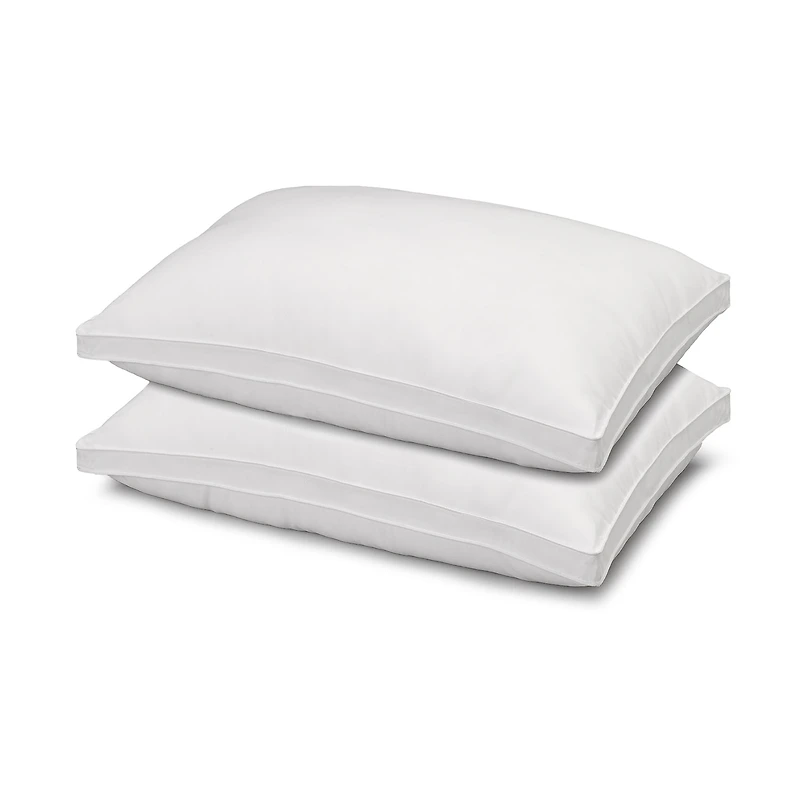 Ella Jayne Gussetted Medium/Firm Plush Down Alternative Side/Back Sleeper Pillow Set of