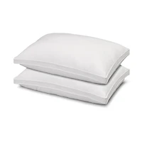 Ella Jayne Gussetted Medium/Firm Plush Down Alternative Side/Back Sleeper Pillow Set of
