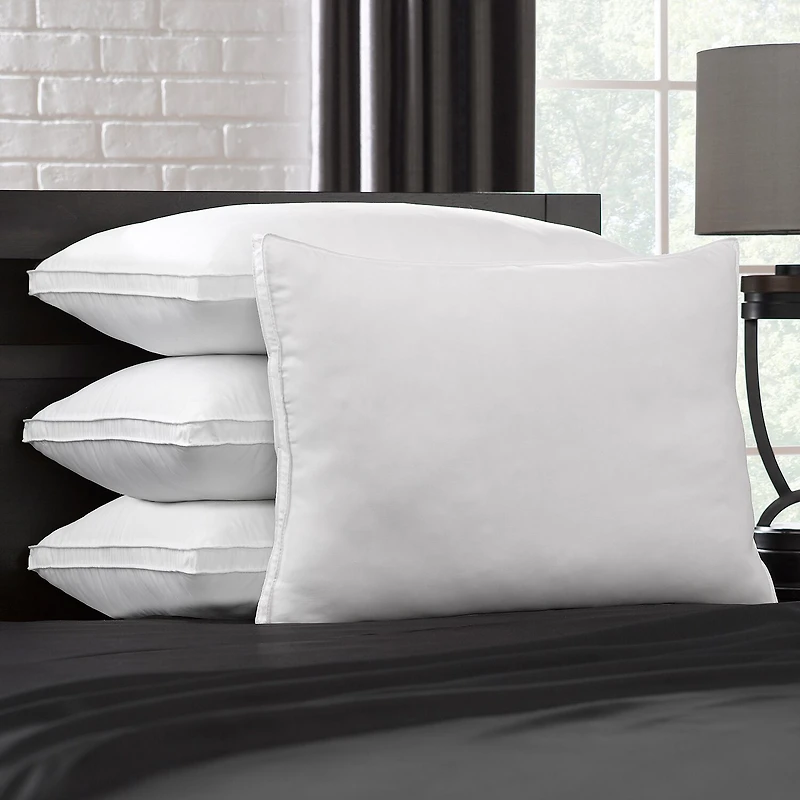 Ella Jayne Gussetted Medium/Firm Plush Down Alternative Side/Back Sleeper Pillow Set of 4