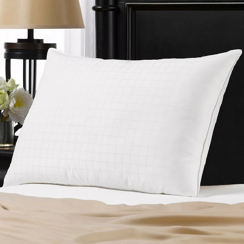 Ella Jayne Overstuffed 100% Cotton Dobby-Box Shell Firm Back/Side Sleeper Down Alternative Gel Filled Pillow