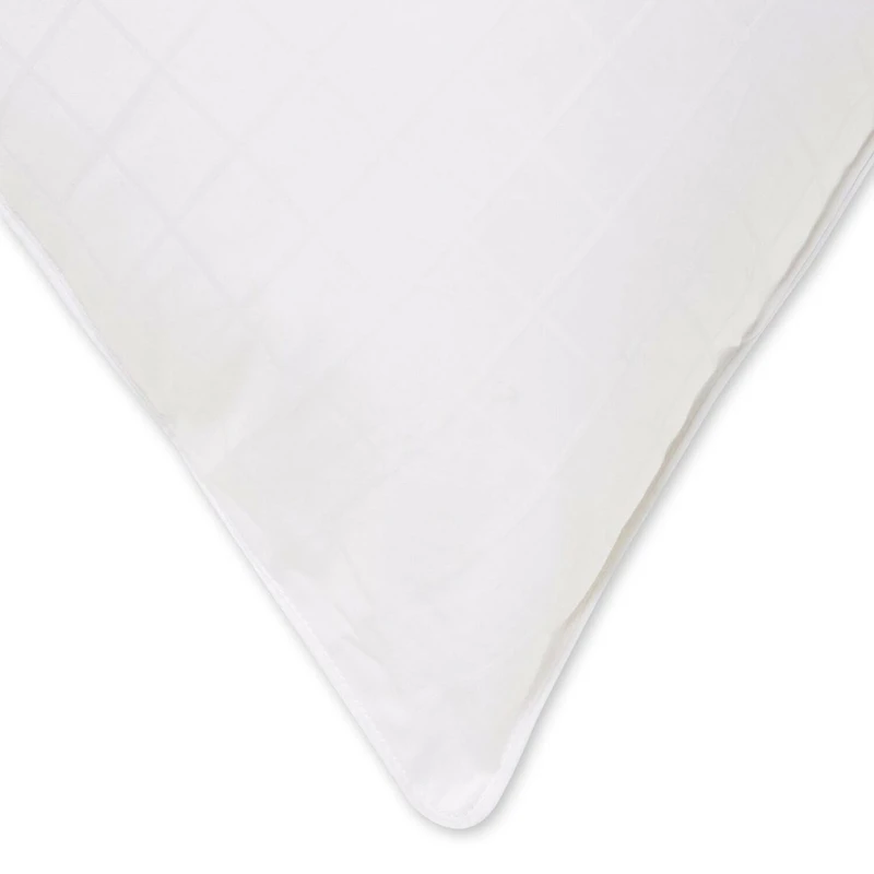 Ella Jayne Overstuffed 100% Cotton Dobby-Box Shell Firm Back/Side Sleeper Down Alternative Gel Filled Pillow Set of