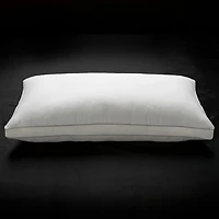 Ella Jayne Medium Density Memory Fiber filled Gussted sleeper pillow with 100% cotton mesh shell for All Sleep Positions