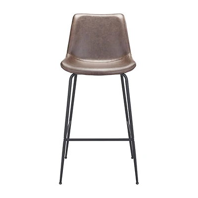 Zuo Modern Byron Upholstered Bar Stool