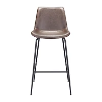 Zuo Modern Byron Upholstered Bar Stool