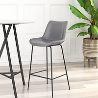 Zuo Modern Byron Upholstered Bar Stool