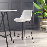 Zuo Modern Byron Upholstered Bar Stool