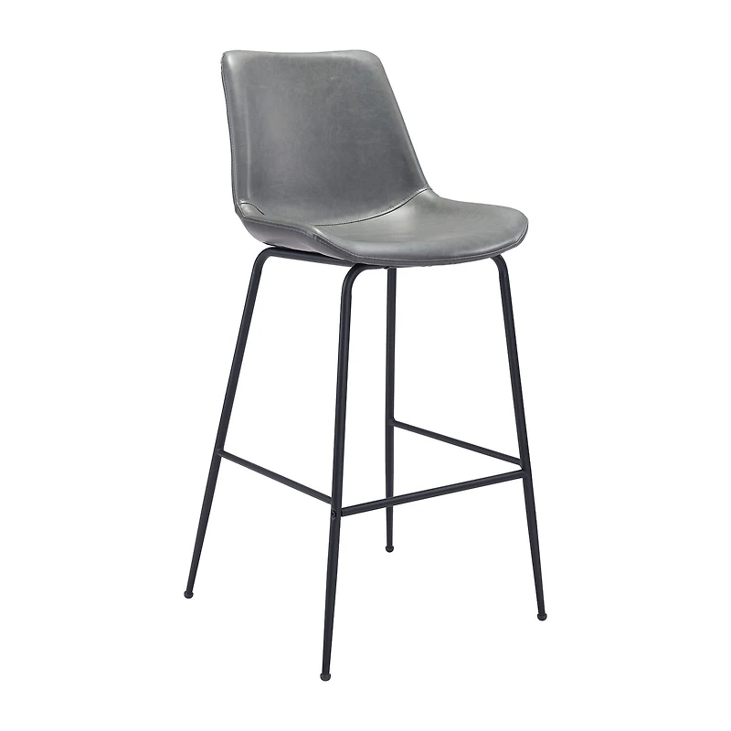 Zuo Modern Byron Upholstered Bar Stool
