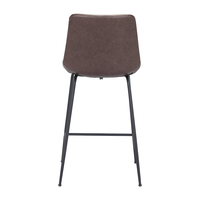 Zuo Modern Byron Counter Height Upholstered Bar Stool