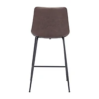 Zuo Modern Byron Counter Height Upholstered Bar Stool