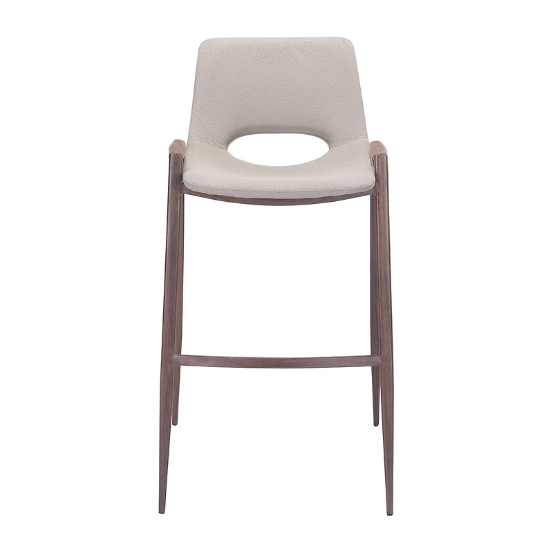 Zuo Modern Desi 2-pc. Upholstered Bar Stool