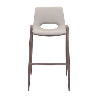 Zuo Modern Desi 2-pc. Upholstered Bar Stool