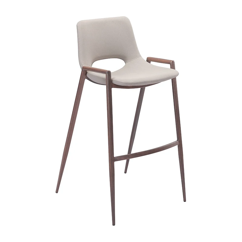 Zuo Modern Desi 2-pc. Upholstered Bar Stool