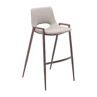 Zuo Modern Desi 2-pc. Upholstered Bar Stool