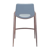 Zuo Modern Desi 2-pc. Counter Height Upholstered Bar Stool