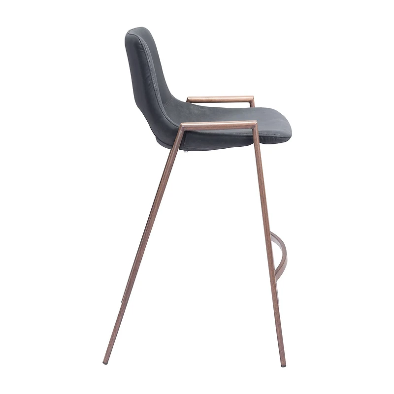 Zuo Modern Desi 2-pc. Counter Height Upholstered Bar Stool