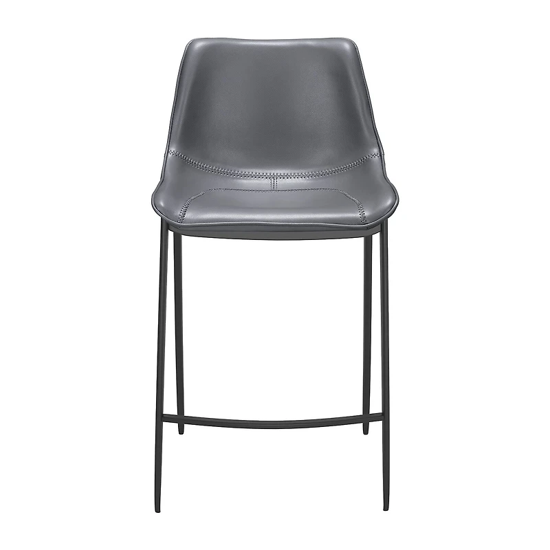 Zuo Modern Magnus 2-pc. Counter Height Upholstered Bar Stool