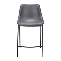 Zuo Modern Magnus 2-pc. Counter Height Upholstered Bar Stool