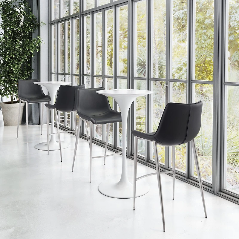 Zuo Modern Magnus 2-pc. Upholstered Bar Stool