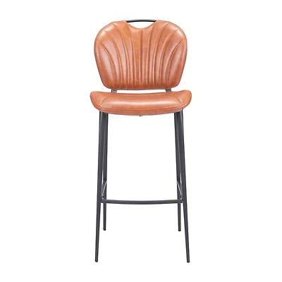 Zuo Modern Terrence Upholstered Bar Stool