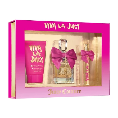 Juicy Couture Viva La Juicy 1.7 Oz Eau De Parfum 3-Pc Gift Set ($138 Value)