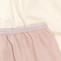 Underscore Nylon Womens 3 Pack Brief Panty