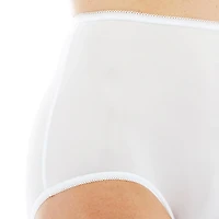 Underscore Nylon Womens 3 Pack Brief Panty