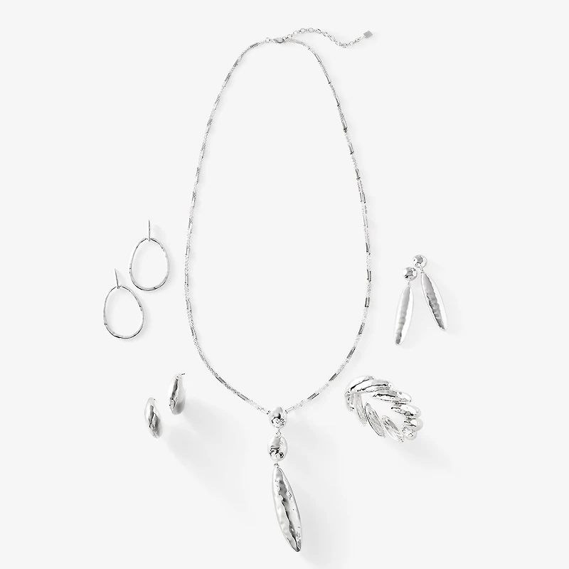 Worthington Silver Tone Womens Drop Earrings