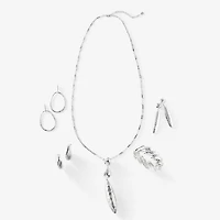 Worthington Silver Tone Womens Drop Earrings