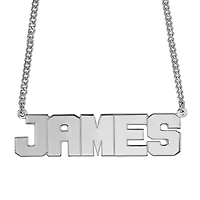 Personalized Men's Sterling Silver Name Necklace