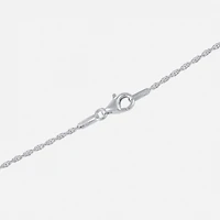 Silver Treasures Made in Italy Sterling Silver 18-30" Rope Chain Necklace