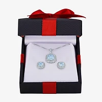 Gemstone Sterling Silver 2-pc. Jewelry Set
