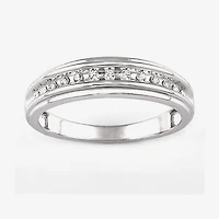 Womens 1/2 CT. T.W. Natural White Diamond 10K Gold Round Side Stone Bridal Set