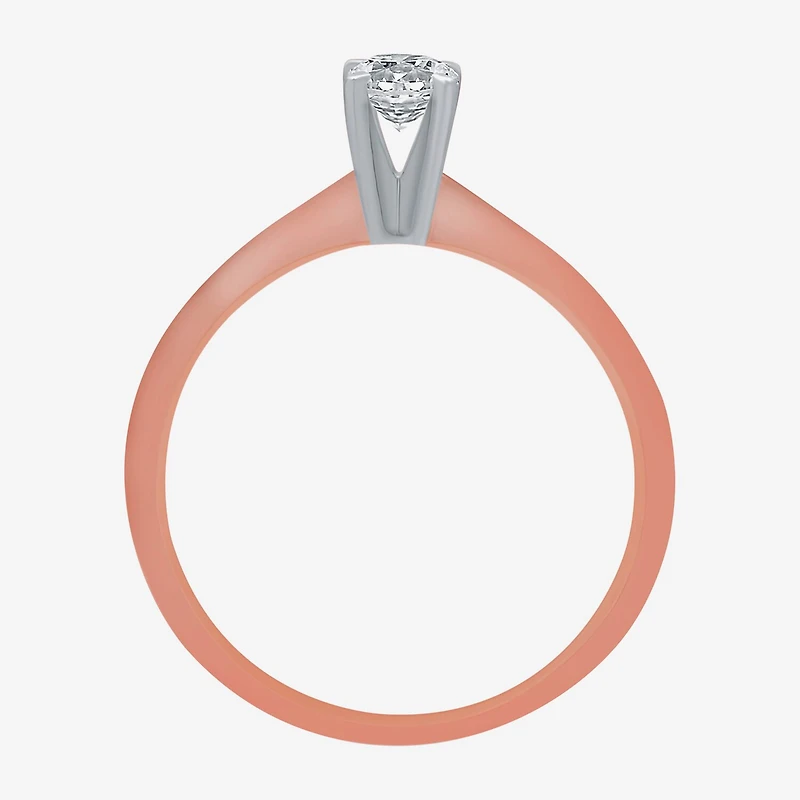 Classic Collection 1/ CT. Natural Diamond Round Solitaire Engagement Ring 10K Gold