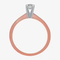 Classic Collection 1/ CT. Natural Diamond Round Solitaire Engagement Ring 10K Gold