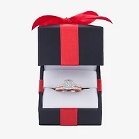 1/2 CT.T.W. Natural Diamond Halo Bridal Set 10K or 14K White Gold