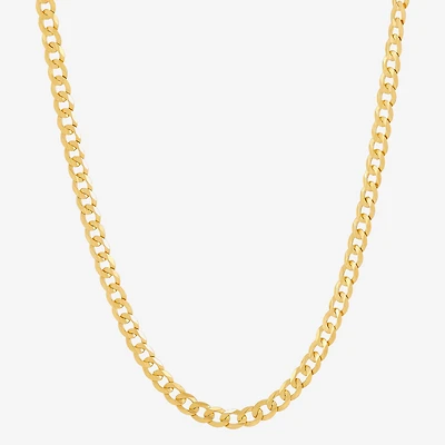 Unisex Adult 14K Gold 20 Inch Curb Chain Necklace