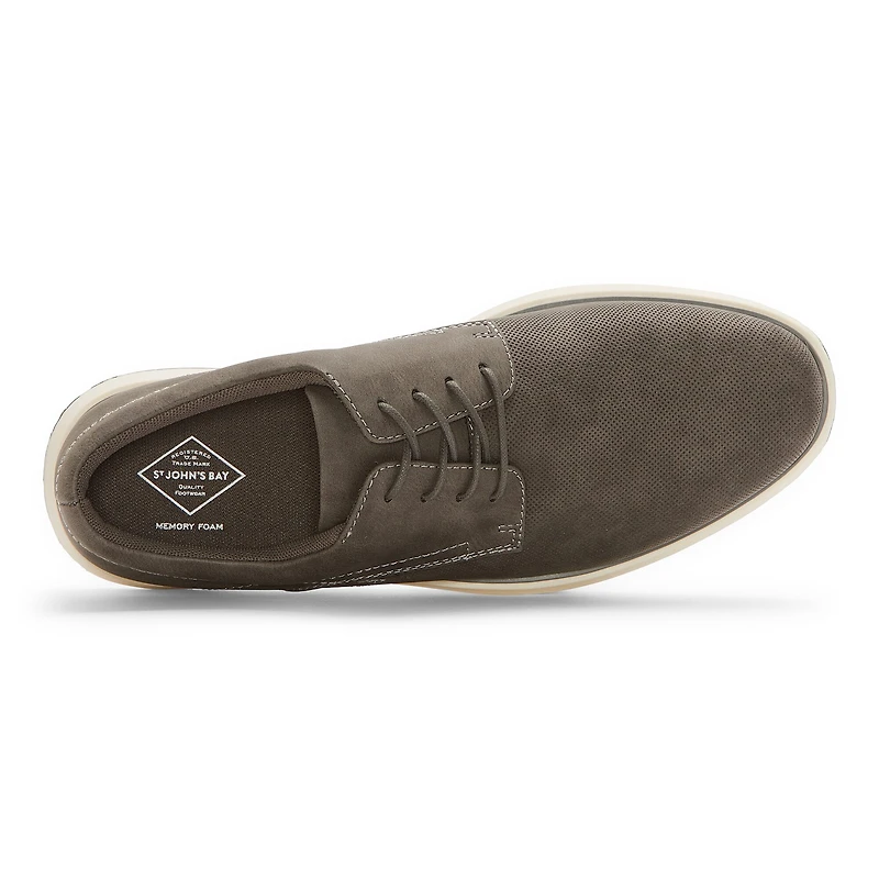 St. John's Bay Canton Mens Round Closed Toe Oxford Shoes