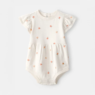 Carter's Baby Girls Short Sleeve Romper