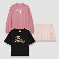 PUMA Big Kid Girls 3-pc. Skort Set
