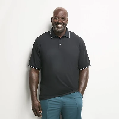 Shaquille O'Neal XLG™ Elevated Athletic Mens Short Sleeve Polo Shirt