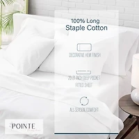 Pointehaven 525 Thread Count Cotton Sheet Set